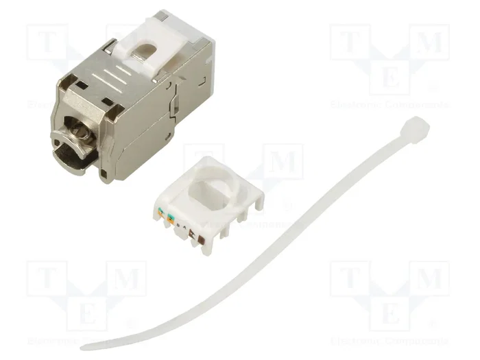 GOOBAY Módulo RJ45 Keystone Cat 6a Plata