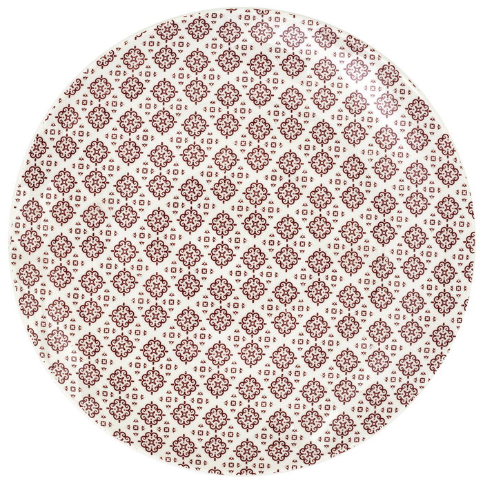 Home Deco Factory Plato Cottage Rojo 25 cm Home Deco Factory Plato Cottage Rojo 25 cm