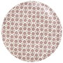 Home Deco Factory Plato Cottage Rojo 25 cm