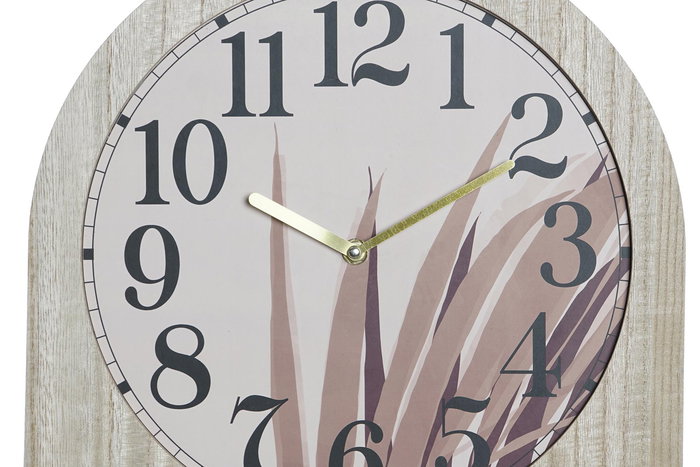 DKD Home Decor Reloj Boho Natural Multicolor 4.5 x 56 x 34 cm (2 Unidades)