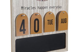 DKD Home Decor Reloj Boho Natural Multicolor 4.5 x 56 x 34 cm (2 Unidades)