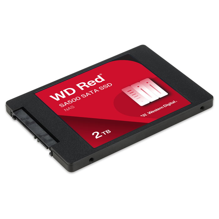 Western Digital WDS200T2R0A-68CKB0 Red SA500 SSD NAS 2TB 2.5" SATA, 560 MB/s lectura, 3D NAND