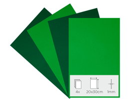 Innspiro Set de 4 láminas de goma EVA Primavera 20x30cm x 1mm