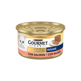 Purina Gourmet Gold Mouse Salmón Comida Húmeda para Gatos 24 Latas x 85 gr