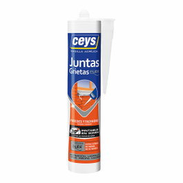 Ceys Masilla acrílica Juntas grietas flex blanco 280 ml