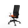 PIQUERAS Y CRESPO Silla de oficina Horna Naranja y Negro