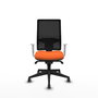 PIQUERAS Y CRESPO Silla de oficina Horna Naranja y Negro