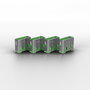 LINDY 40461 Bloqueador de puerto USB tipo A Verde (10 piezas)