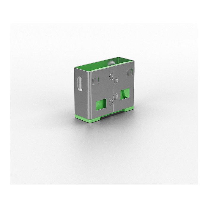 LINDY Bloqueadores de Puerto USB Tipo A, Set de 10 Piezas en Color Verde, Acrilonitrilo Butadieno Estireno (ABS), para Puerto USB Tipo A, Incluye Referencia 40461