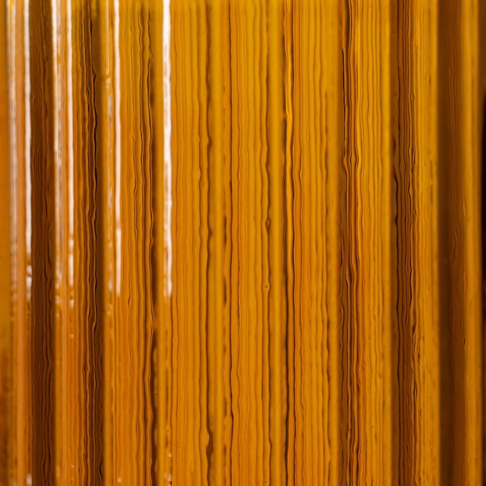 Florero Naranja Vidrio Reciclado We Care 15 X 15 X 20 cm