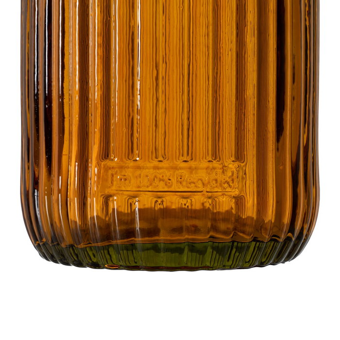 Florero Naranja Vidrio Reciclado We Care 15 X 15 X 20 cm