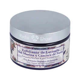 RADHE SHYAM Exfoliante de Lavanda Sal Marina y Nuez 300Gr con Extracto Orgánico