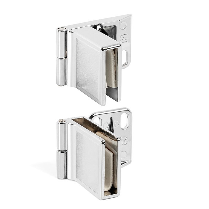 HERRAJES ALK Hagra In Bisagra Puerta Cristal Interior Acabado Cromo Ral 9006 Zamak HERRAJES ALK Hagra In Bisagra Puerta Cristal Interior Acabado Cromo Ral 9006 Zamak