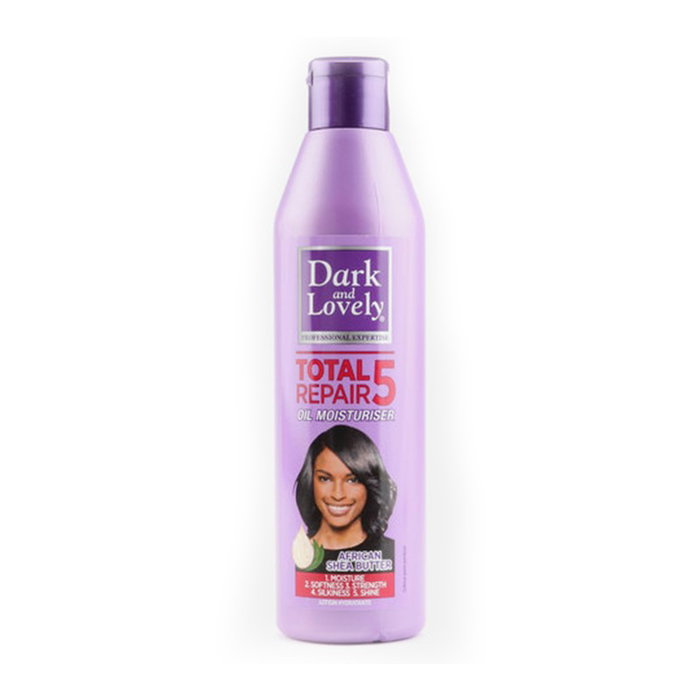 Dark And Lovely Total Repair 5 Oil Moisturiser Aceite Hidratante Cabello Suave y Brillante 250ml