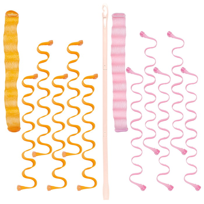 Cosmetic Club Juego De 12 Rulos De Ondas Para Pelo Largo y Corto