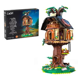 Deqube Librería Del Arbol 1808 Pzas Casa Del Árbol Con Ascensor Y Biblioteca