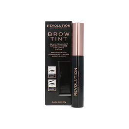 Brow Tint, Gel para cejas, Marrón oscuro, 6 ml