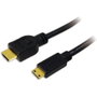 LogiLink Cable HDMI con Ethernet A a mini St/St de 1.00 m, negro