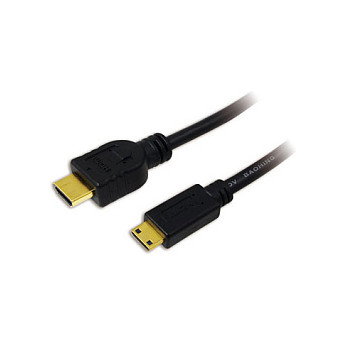 LogiLink Cable HDMI a Mini HDMI con Ethernet, 1,00 m, negro LogiLink Cable HDMI a Mini HDMI con Ethernet, 1,00 m, negro