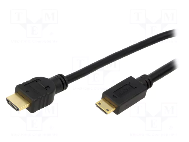 LogiLink Cable HDMI a Mini HDMI con Ethernet, 1,00 m, negro LogiLink Cable HDMI a Mini HDMI con Ethernet, 1,00 m, negro