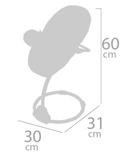 Decuevas Trona Columpio 3 en 1 Verona para muñecas de hasta 50 cm