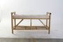 DKD Home Decor Descalzadora Bambú Algodón Natural