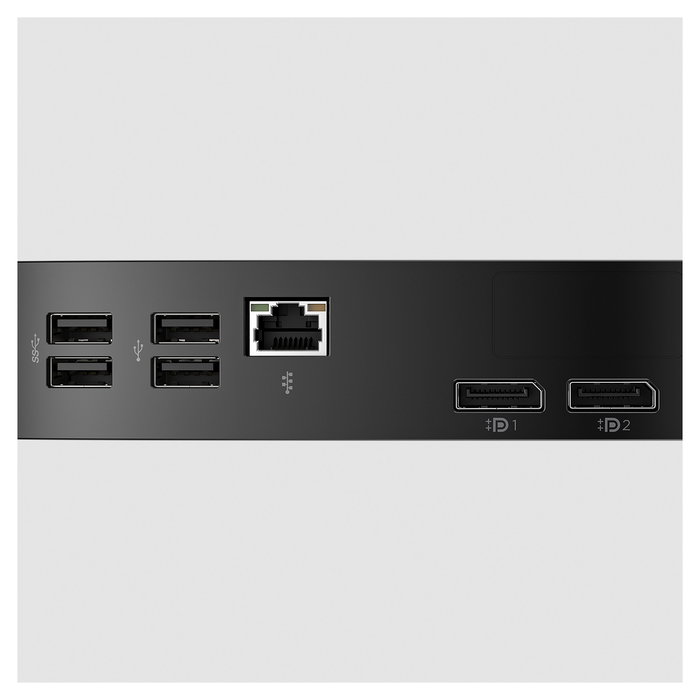 HP Thin Client T550 Equipo con Procesador Intel Celeron J6412, 8 GB RAM DDR4, 32 GB eMMC, Wi-Fi 6, Bluetooth 5.3, USB, DisplayPort, Incluye Teclado y Ratón