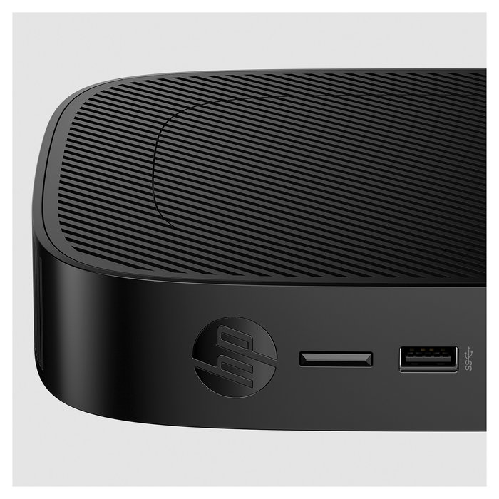 HP Thin Client T550 Equipo con Procesador Intel Celeron J6412, 8 GB RAM DDR4, 32 GB eMMC, Wi-Fi 6, Bluetooth 5.3, USB, DisplayPort, Incluye Teclado y Ratón