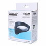 Edm Aplique solar negro de 2W con sensor y 200lm