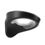 Edm Aplique solar negro de 2W con sensor y 200lm