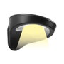 Edm Aplique solar negro de 2W con sensor y 200lm