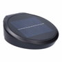 Edm Aplique solar negro de 2W con sensor y 200lm