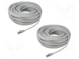 GEMBIRD Patch cord Cat 6a S/FTP 40m gris