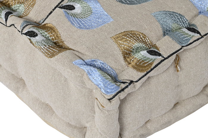 DKD Home Decor Sillon Azul Beige 150 x 76 x 20 cm Set de 4