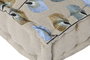 DKD Home Decor Sillon Azul Beige 150 x 76 x 20 cm Set de 4