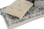 DKD Home Decor Sillon Azul Beige 150 x 76 x 20 cm Set de 4