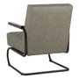 Ixia Sillón Verde Metal / Simil Piel
