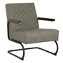 Ixia Sillón Verde Metal / Simil Piel