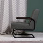 Ixia Sillón Verde Metal / Simil Piel