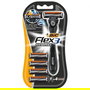 BLÍSTER DE 1 CUCHILLA + 4 RECAMBIOS DE BIC FLEX3 HYBRID - 3 HOJAS MÓVILES CON VITAMINA E Y ÁLOE
