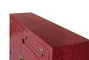 Aparador Japonés GINER Y COLOMER Rojo Madera de Mango y MDF 90x150x40 cm