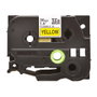 Brother TZe-FX661 Cinta laminada flexible Amarillo / negro 36mm