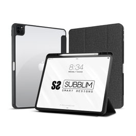 Subblim Funda Clear Shock Case para iPad Pro 11 y iPad Air (Negro/Transparente)