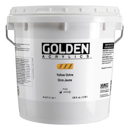 Golden Heavy Body Colores Acrílicos Amarillo Ocre 3.78 L