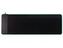Q-connect Alfombrilla Gaming XXL con Cargador Inalámbrico e Iluminación RGB, 800x300x4 mm, Color Negro