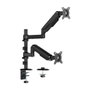 Aisens Soporte de Mesa ECO DT32TSR-453 para 2 Monitores 17-32 Pulgadas, Negro