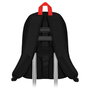 Naruto Mochila HS PLUS Negra Resistente y Repelente a Líquidos con Compartimento para Dispositivos y Espalda Transpirable 23L