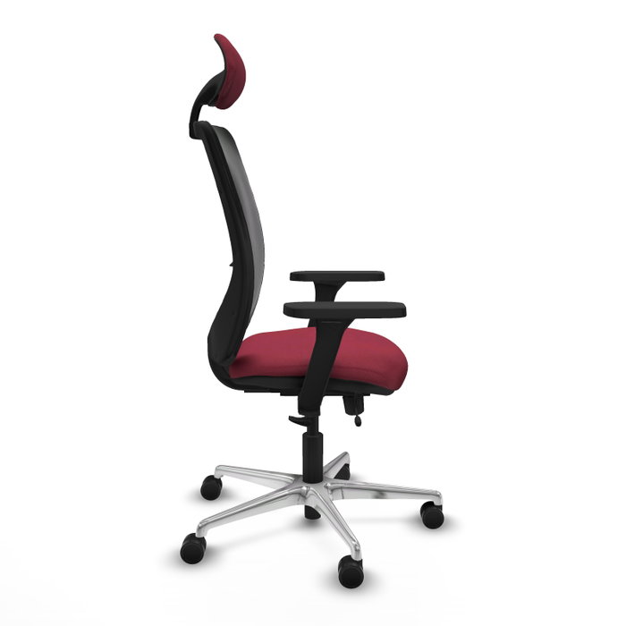 PIQUERAS Y CRESPO Silla de oficina Zulema con mecanismo Sincro/Traslack, Granate y Negro PIQUERAS Y CRESPO Silla de oficina Zulema con mecanismo Sincro/Traslack, Granate y Negro