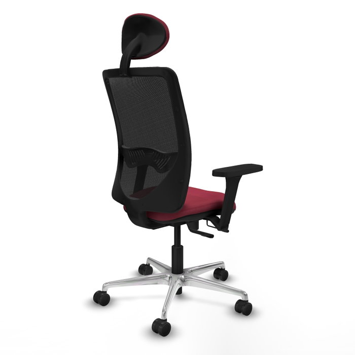 PIQUERAS Y CRESPO Silla de oficina Zulema con mecanismo Sincro/Traslack, Granate y Negro PIQUERAS Y CRESPO Silla de oficina Zulema con mecanismo Sincro/Traslack, Granate y Negro