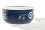 DKD Home Decor Set de Sushi 10 Piezas de Porcelana y Bambú Blanco y Azul Marino Skew: B1K8NT74ET